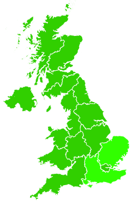 Click on a region for air pollution levels for 04/02/1995