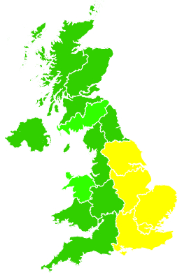 Click on a region for air pollution levels for 04/02/2012