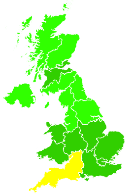 Click on a region for air pollution levels for 04/02/2014