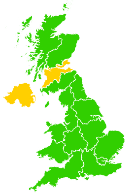 Click on a region for air pollution levels for 04/03/2010