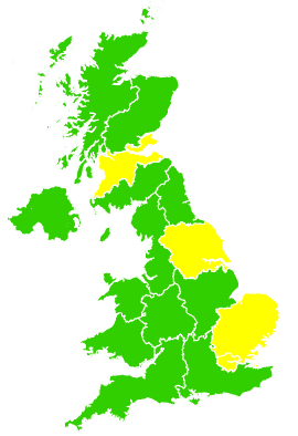 Click on a region for air pollution levels for 04/04/2014