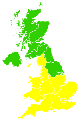 Click on a region for air pollution levels for 04/06/2009