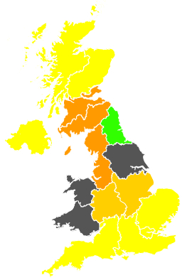 Click on a region for air pollution levels for 04/07/1989