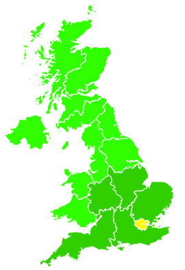 Click on a region for air pollution levels for 04/08/2022