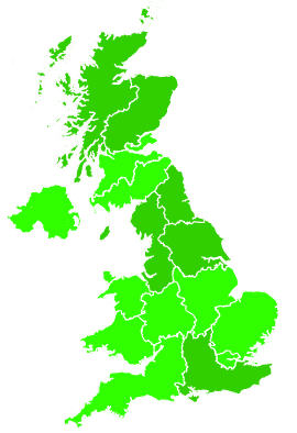Click on a region for air pollution levels for 04/09/1994