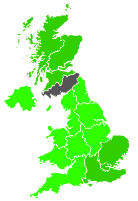 Click on a region for air pollution levels for 04/10/1997