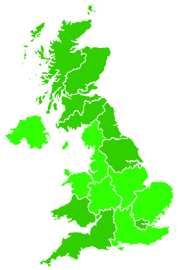 Click on a region for air pollution levels for 04/10/2019