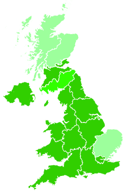 Click on a region for air pollution levels for 04/11/1994