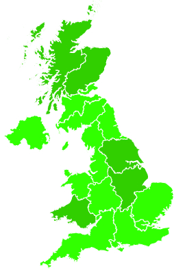 Click on a region for air pollution levels for 04/11/2019