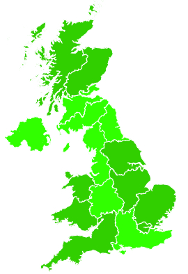 Click on a region for air pollution levels for 04/11/2020