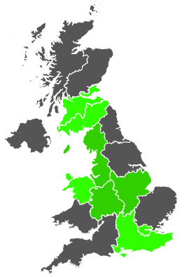Click on a region for air pollution levels for 04/12/1986