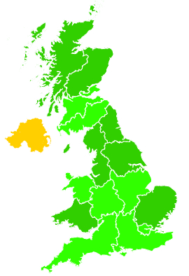 Click on a region for air pollution levels for 05/01/2003