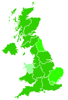 Click on a region for air pollution levels for 05/01/2023