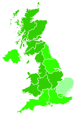 Click on a region for air pollution levels for 05/02/1995