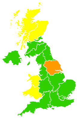 Click on a region for air pollution levels for 05/03/2006