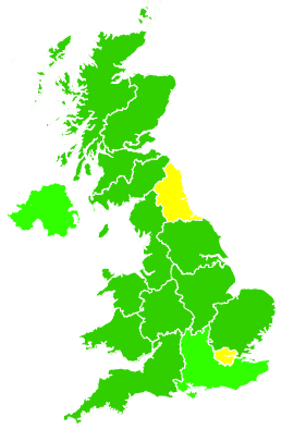Click on a region for air pollution levels for 05/03/2014