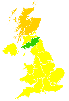 Click on a region for air pollution levels for 05/05/2007