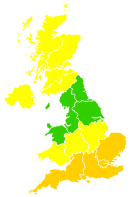 Click on a region for air pollution levels for 05/05/2011