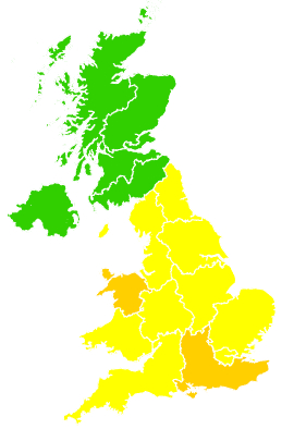 Click on a region for air pollution levels for 05/05/2016