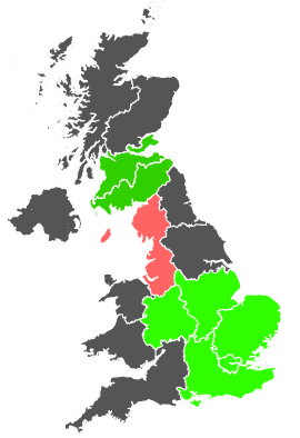 Click on a region for air pollution levels for 05/06/1986