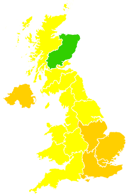 Click on a region for air pollution levels for 05/07/2011