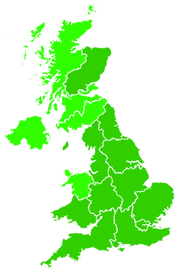 Click on a region for air pollution levels for 05/07/2023