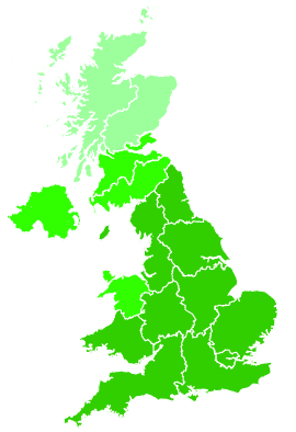 Click on a region for air pollution levels for 05/08/2001