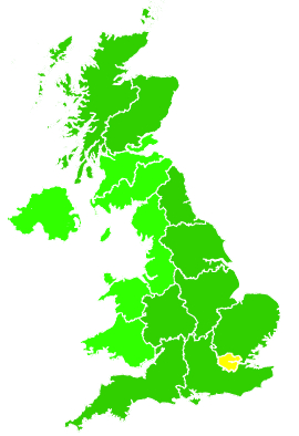 Click on a region for air pollution levels for 05/08/2011