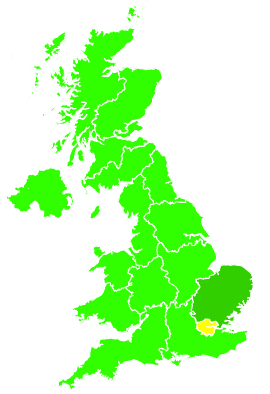 Click on a region for air pollution levels for 05/09/2025