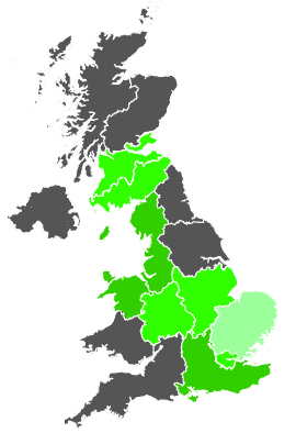 Click on a region for air pollution levels for 05/10/1986