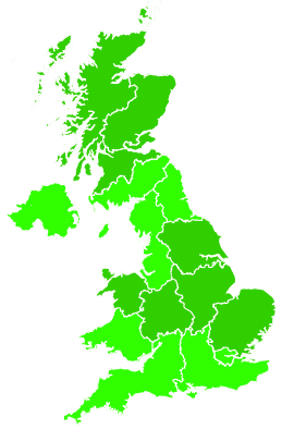 Click on a region for air pollution levels for 05/10/2009