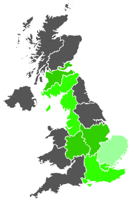 Click on a region for air pollution levels for 05/11/1986