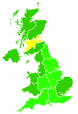 Click on a region for air pollution levels for 05/12/2012