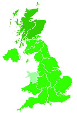 Click on a region for air pollution levels for 05/12/2022