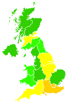 Click on a region for air pollution levels for 06/02/2012