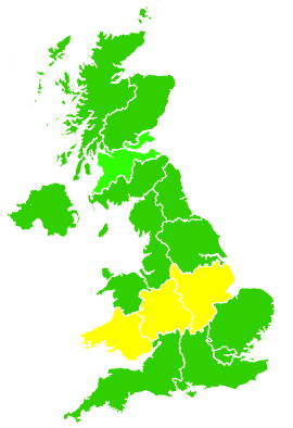 Click on a region for air pollution levels for 06/02/2020