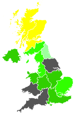 Click on a region for air pollution levels for 06/04/1987