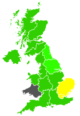 Click on a region for air pollution levels for 06/04/1988