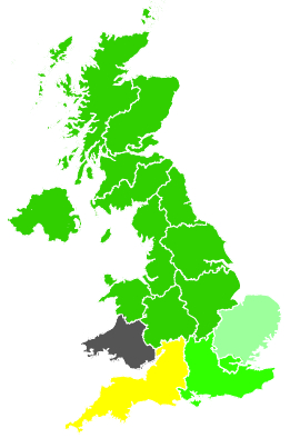 Click on a region for air pollution levels for 06/04/1989