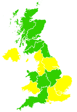 Click on a region for air pollution levels for 06/04/2013