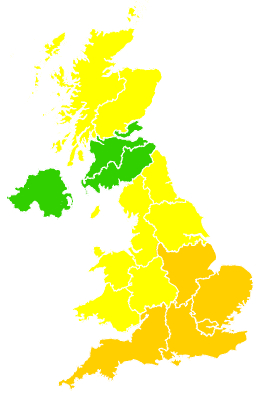 Click on a region for air pollution levels for 06/05/2011