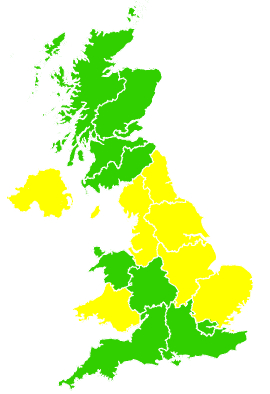 Click on a region for air pollution levels for 06/05/2012
