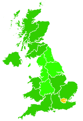 Click on a region for air pollution levels for 06/05/2022