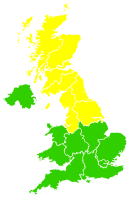 Click on a region for air pollution levels for 06/06/2002