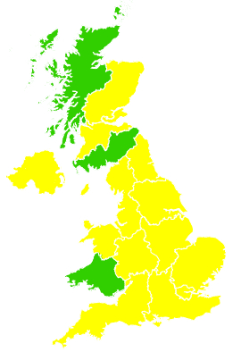 Click on a region for air pollution levels for 06/06/2007