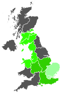 Click on a region for air pollution levels for 06/09/1986
