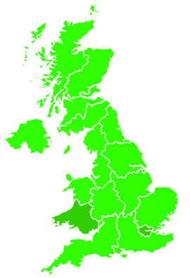 Click on a region for air pollution levels for 06/09/2007