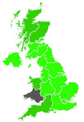 Click on a region for air pollution levels for 07/01/1988