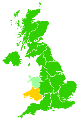 Click on a region for air pollution levels for 07/01/2023