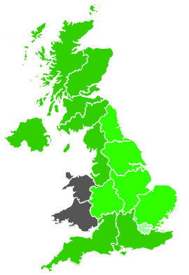 Click on a region for air pollution levels for 07/02/1988